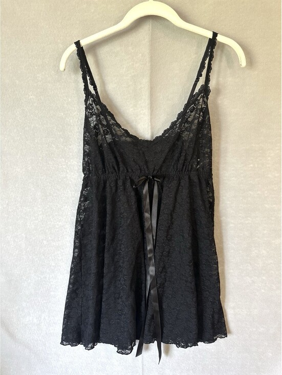 Hanky Panky Other - Hanky Panky After Midnight Baby Doll Camisole, Black Lace, 1X, Never Worn